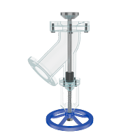 放料阀三维动画 内部多视角特写图 放料阀三维动画 内部多视角特写图