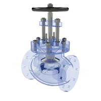globe-valve-3d-animation-multi-angle 截止阀工作原理三维动画