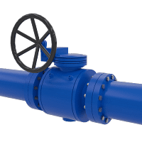 手动涡轮球阀三维动画 多视角展示图 手动涡轮球阀三维动画 多视角展示图