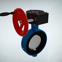手动涡轮对夹蝶阀三维动画 带内部结构整体外观图 手动涡轮对夹蝶阀三维动画 带内部结构整体外观图