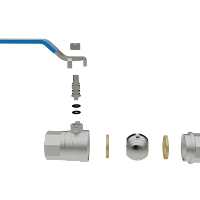 不锈钢手动球阀三维动画 结构拆解图 不锈钢手动球阀三维动画 结构拆解图