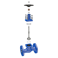 不锈钢明杆截止阀结构拆解图 不锈钢明杆截止阀结构拆解图