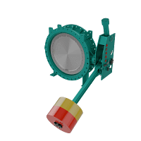 重锤蝶阀三维动画 带 logo 图 重锤蝶阀三维动画 带 logo 图