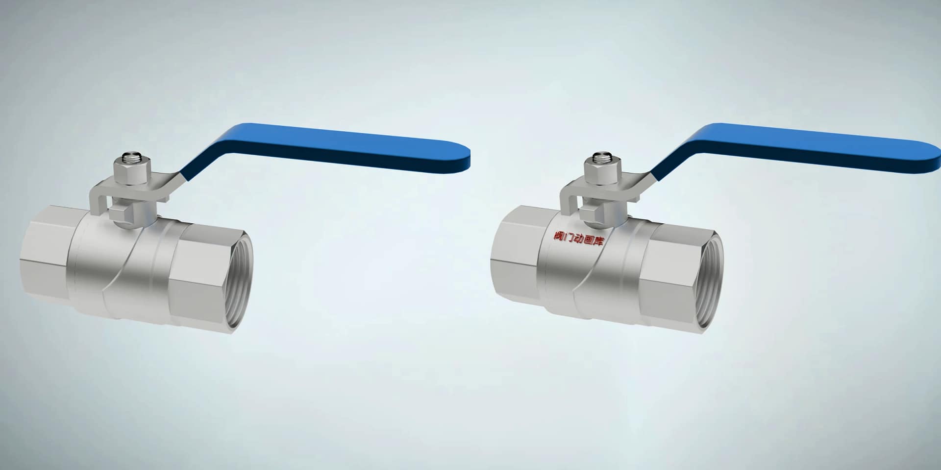 不锈钢手动球阀工作原理三维动画 3 不锈钢手动球阀三维动画 品牌半定制对比图