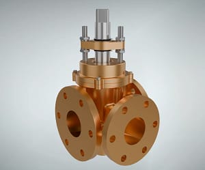 三通旋塞阀三维动画 带内部结构整体外观图 三通旋塞阀三维动画 带内部结构整体外观图