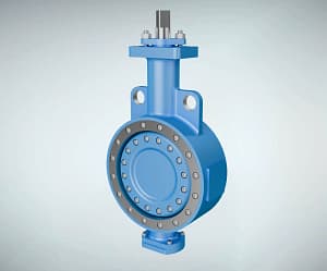 eccentric-butterfly-valve-3d-animation-overall-appearance 偏心蝶阀|整体展示短视频素材