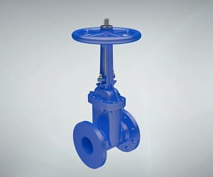 gate-valve-3d-animation-overall-appearance 手动闸阀|整体展示短视频素材