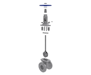 outside-screw-yoke-gate-valve-3d-animation-exploded-view 明杆闸阀|组装演示短视频素材