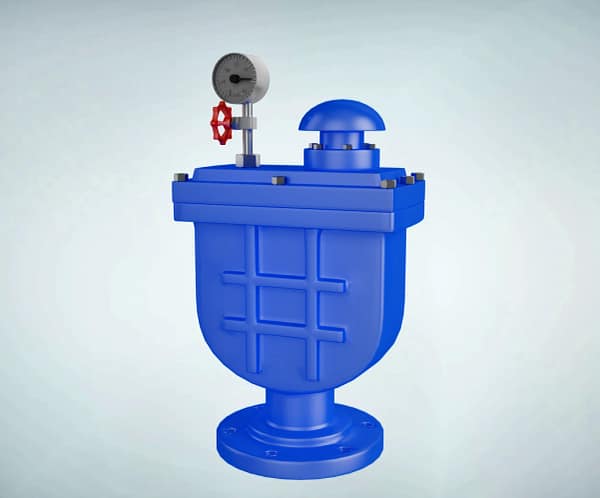 排气阀三维动画 带内部结构整体外观图 排气阀三维动画 带内部结构整体外观图