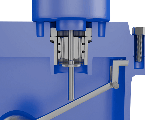 排气阀三维动画 内部流体排气特写图 排气阀三维动画 内部流体排气特写图