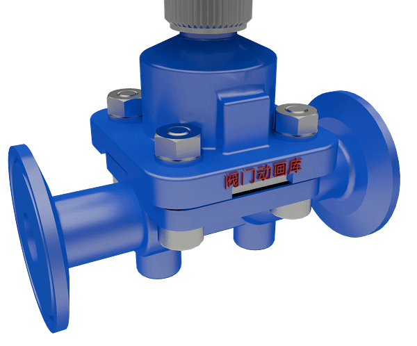 隔膜阀三维动画 内部结构品牌半定制图 隔膜阀三维动画 内部结构品牌半定制图