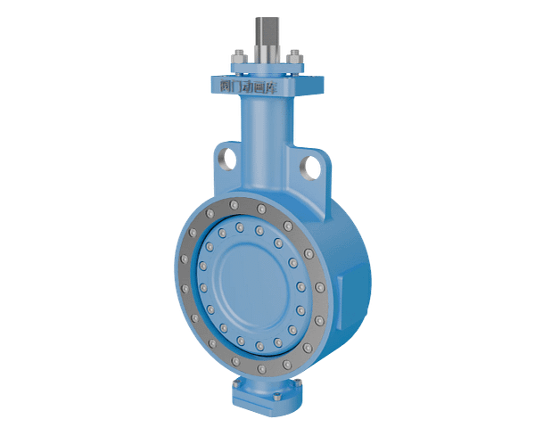 偏心蝶阀三维动画 品牌半定制外观图 偏心蝶阀三维动画 品牌半定制外观图