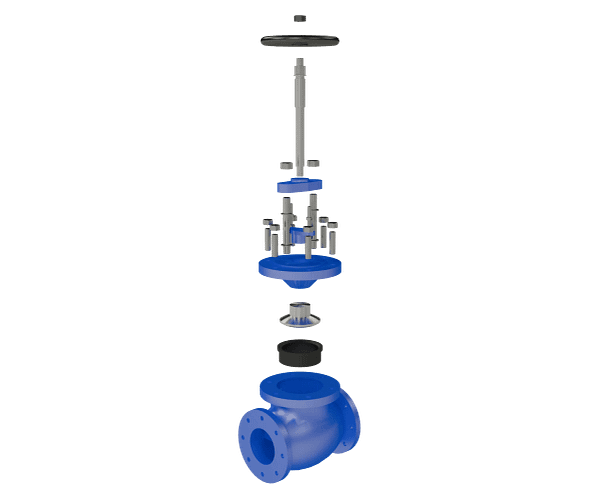 截止阀三维动画 结构拆解图 截止阀三维动画 结构拆解图