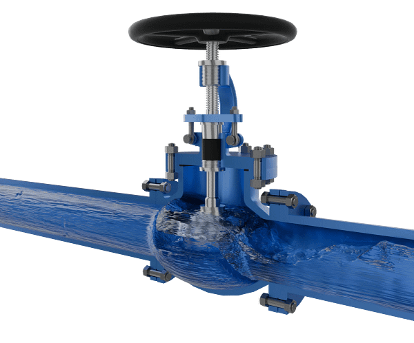 截止阀三维动画 内部流体开启特写图 截止阀三维动画 内部流体开启特写图
