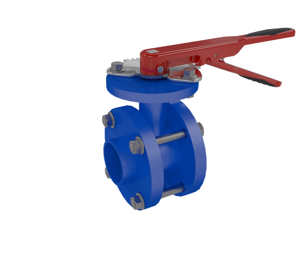 手动对夹式蝶阀三维动画 多视角展示图 手动对夹式蝶阀三维动画 多视角展示图