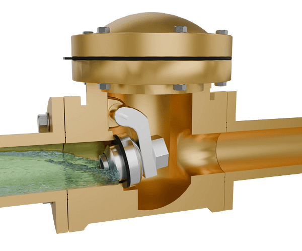 旋启式止回阀三维动画 内部密封防倒流特写图 旋启式止回阀三维动画 内部密封防倒流特写图