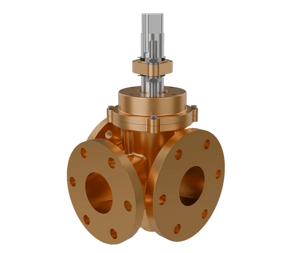 三通旋塞阀三维动画 内部多视角特写图 三通旋塞阀三维动画 内部多视角特写图