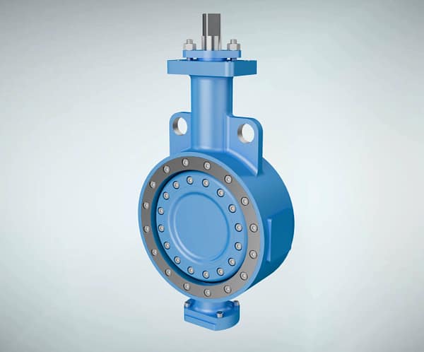 eccentric-butterfly-valve-3d-animation-overall-appearance 偏心蝶阀|整体展示短视频素材