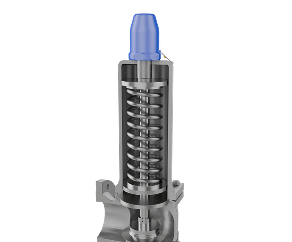 弹簧式安全阀三维动画 内部多视角特写图 弹簧式安全阀三维动画 内部多视角特写图