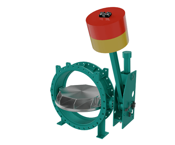 weight-hammer-butterfly-valve-exploded 重锤蝶阀|组装演示短视频素材