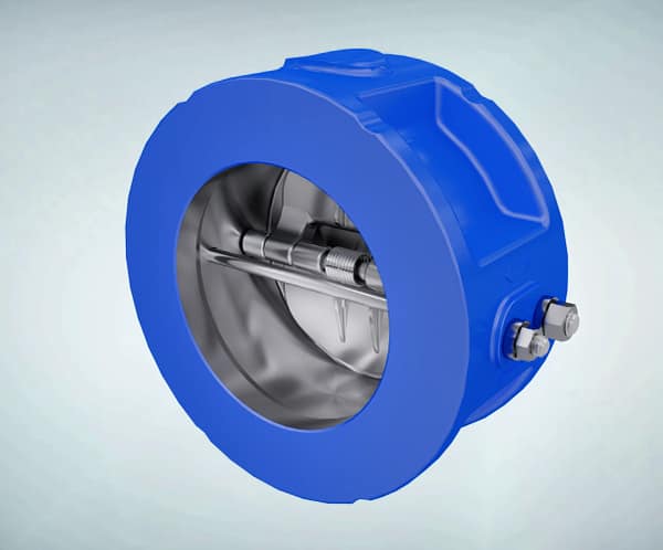butterfly-check-valve-internal-structure-3d-animation-overall-appearance 蝶式止回阀|整体展示三维动画短视频