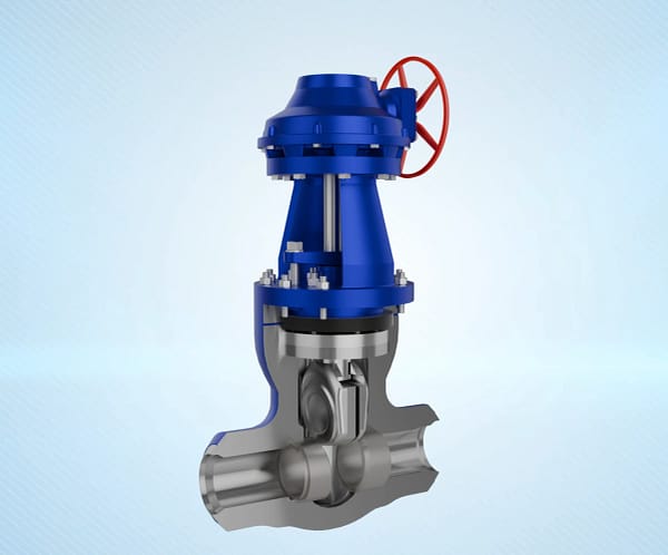 manual-forged-steel-gate-valve-3d-animation-overall-appearance 手动闸阀|组装演示短视频素材
